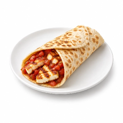 Miller & Carter Halloumi & Tomato Salsa Wrap Silver Buffet