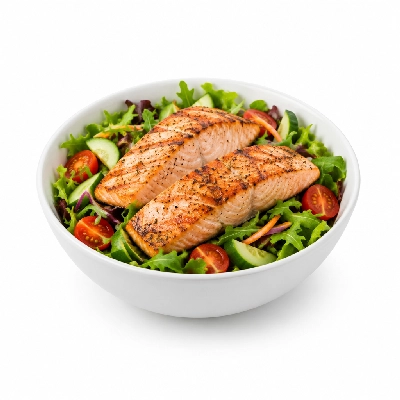 Miller & Carter Nourish Bowl with Grilled Salmon Salad Gluten Free Main Menu Scotland