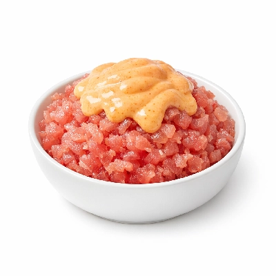 Minced tuna with spicy mayo
