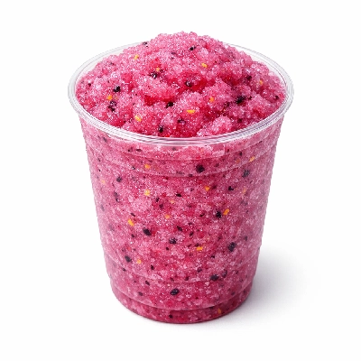 Mixed berry and citrus slush