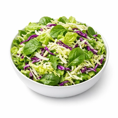 Mixed Green Salad with Cabbage