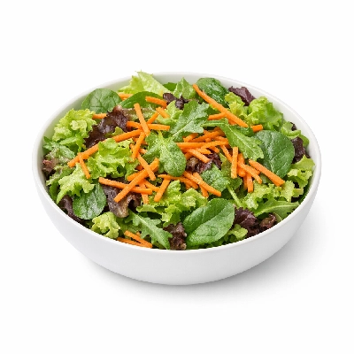 Mixed Green Salad with Carrots