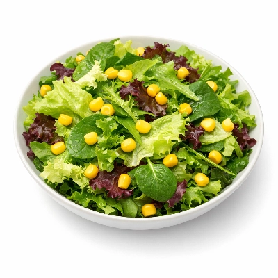 Mixed Green Salad with Corn
