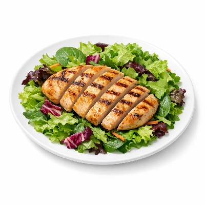 Mixed Green Salad with Grilled Chicken