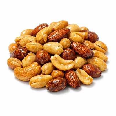 Nuts mixed oil roasted with peanuts without salt added