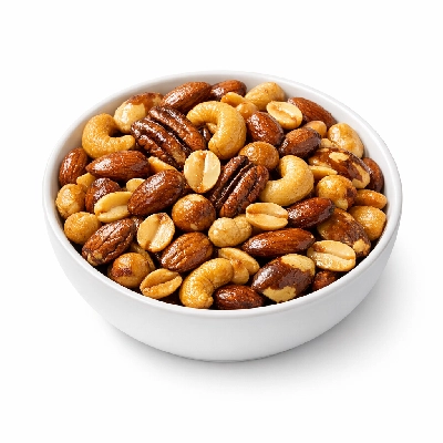 Nuts mixed oil roasted without peanuts salt added