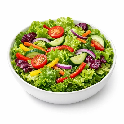 Mixed Salad with Lettuce and Vegetables