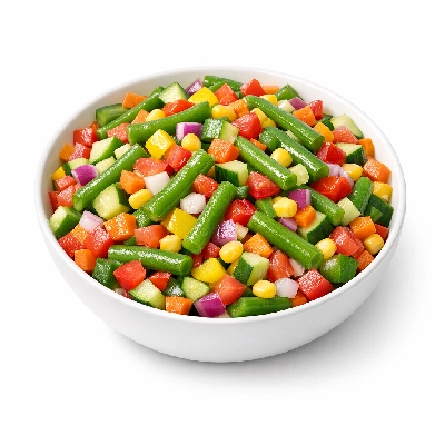 Mixed Vegetable Salad with Green Beans