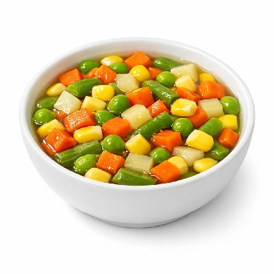 Vegetables mixed canned solids and liquids