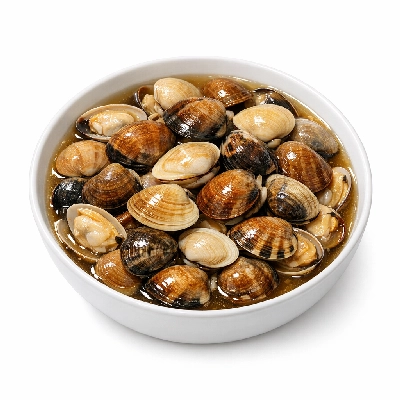 Mollusks clam mixed species canned liquid