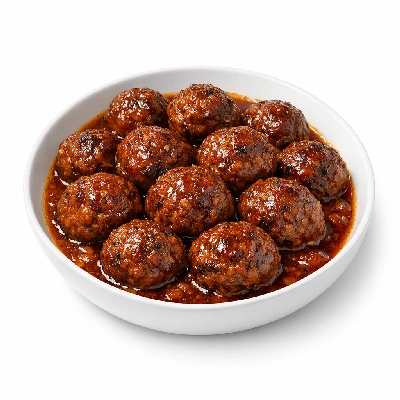 Moroccan Meatballs in Sauce & Sides