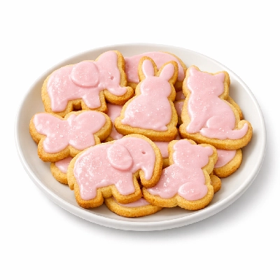 Mother's 4th of july citrus animal cookies