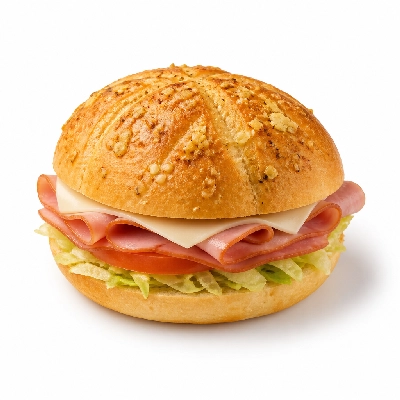 Mountain Mike's Pizza Sandwiches Half Dome Roll Topping Garlic