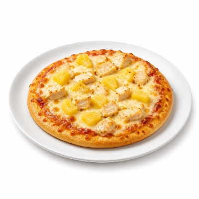 Mountain Mike's Pizza Specialty Pizzas the Pineapple Chicken Luau Mini