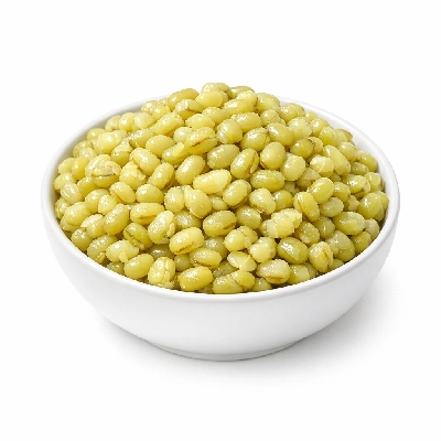 Mung beans boiled with salt