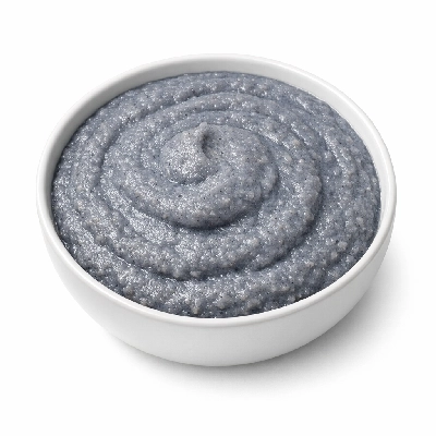 Mush blue corn with ash navajo