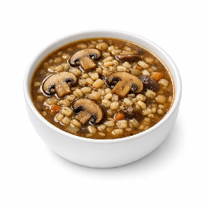 Mushroom barley soup