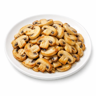 Mushrooms white stir fried