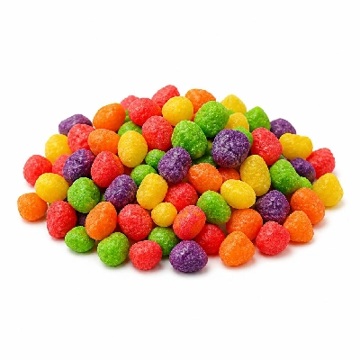 Nestlé Wonka Amped Apple Lightning Lemon Sour Nerds