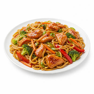 Noodles & Company Grilled Orange Chicken Lo Mein Regular