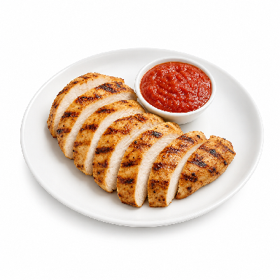 Noodles & Company Kids Grilled Chicken Breast with Dipping Marinara