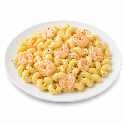 Noodles & Company Lemon Parmesan Cavatappi with Shrimp