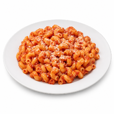 Noodles & Company Small Cavatappi Noodle Pasta with Marianna Sauce and Parmesan Cheese