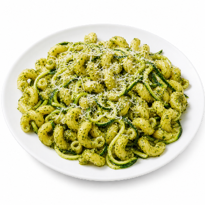 Noodles & Company Zoodles Pesto Cavatappi with Parmesan Reg
