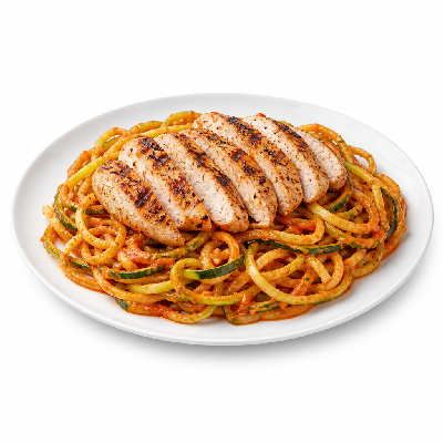 Noodles & Company Zoodles Romesco with Grilled Chicken Reg