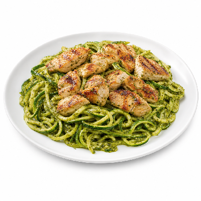 Noodles & Company Zucchini Pesto with Grilled Chicken Regular