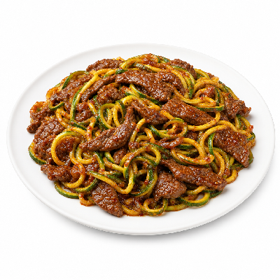 Noodles & Company Zucchini Spicy Korean Beef Sm