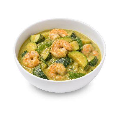 Noodles & Company Zucchini Thai Green Curry with Shrimp (Small)