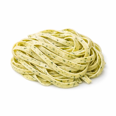 Noodles egg spinach dry uncooked