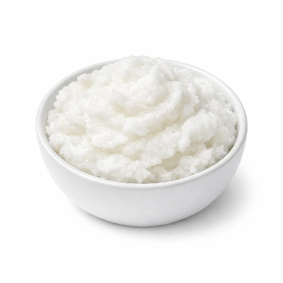 Nuts coconut milk frozen liquid expressed from grated meat and water