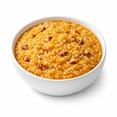 Nutty Maple Pumpkin Quinoa Porridge