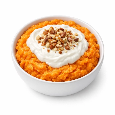 Nutty Sweet Potato Morning Bowl & Large Yogurt