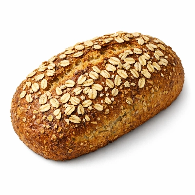 Oat-topped bread