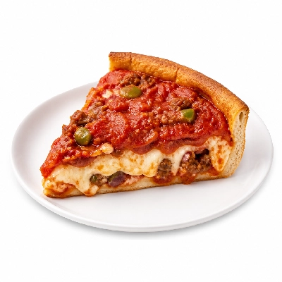 Old Chicago Deep Dish Pizza Chicago Seven Style Medium (1 Slice)