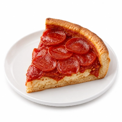 Old Chicago Deep Dish Pizza Double Deckeroni Chicago Style Individual (1 Slice)