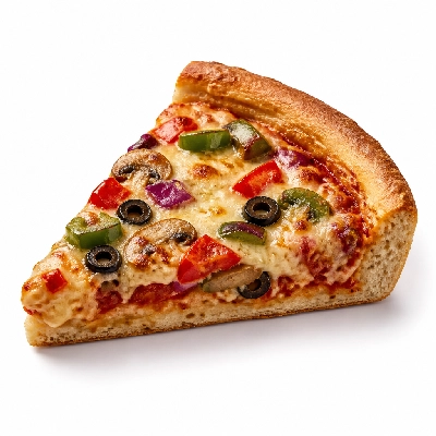 Old Chicago Deep Dish Pizza Vegetarian 7 Chicago Style Large (1 Slice)