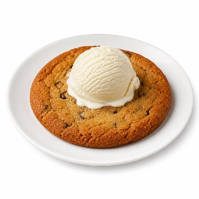 Old Chicago Desserts the Big Cookie 6 Inch a La Mode