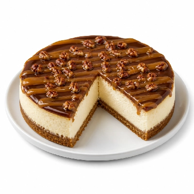 Old Chicago Desserts Turtle Cheesecake