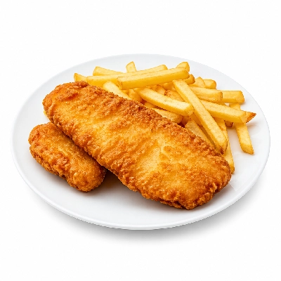 Old Chicago Entrees Fish and Chips (1 Serving)