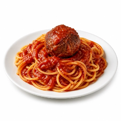 Old Chicago Kids Menu Super'ghetti with Meatball (1 Serving) (Garlic Bread Not Included)