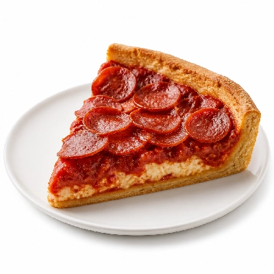 Old Chicago Original Style Pizza Double Deckeroni Deep Dish Medium (1 Slice)