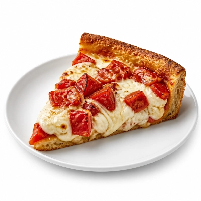 Old Chicago Original Style Pizza Tomato Caprese Deep Dish Large (1 Slice)
