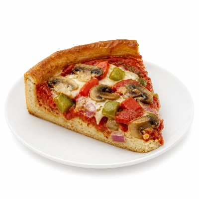 Old Chicago Original Style Pizza Vegetarian 7 Deep Dish Medium (1 Slice)