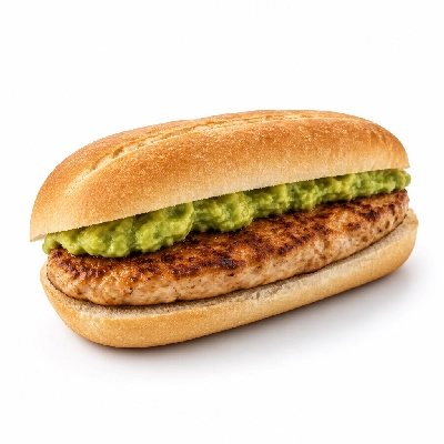 Old Chicago Sandwiches Burger Guacamole Sub Chicken Patty (1 Sandwich)