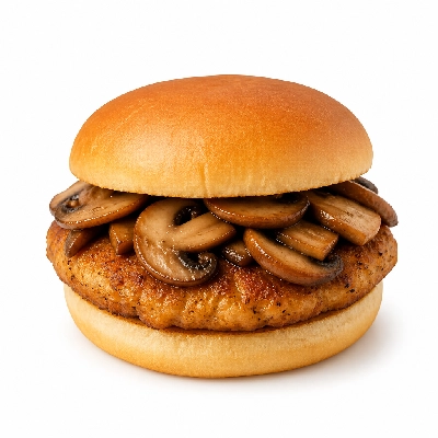 Old Chicago Sandwiches Burger Mushroom Sub Chicken Patty (1 Sandwich)