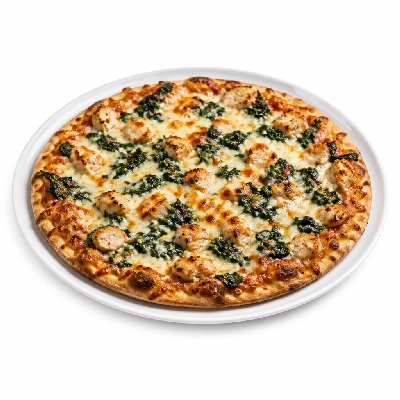 Old Chicago Specialty Pizzas Tuscan Chicken and Spinach Tavern Thin 14 Inch